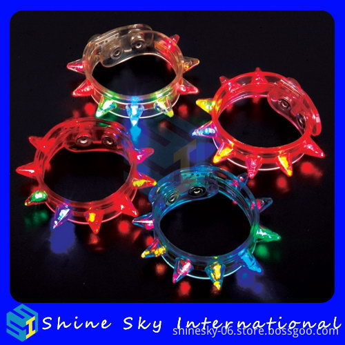 New New Products Event Led Flashing Light Pvc Bracelet